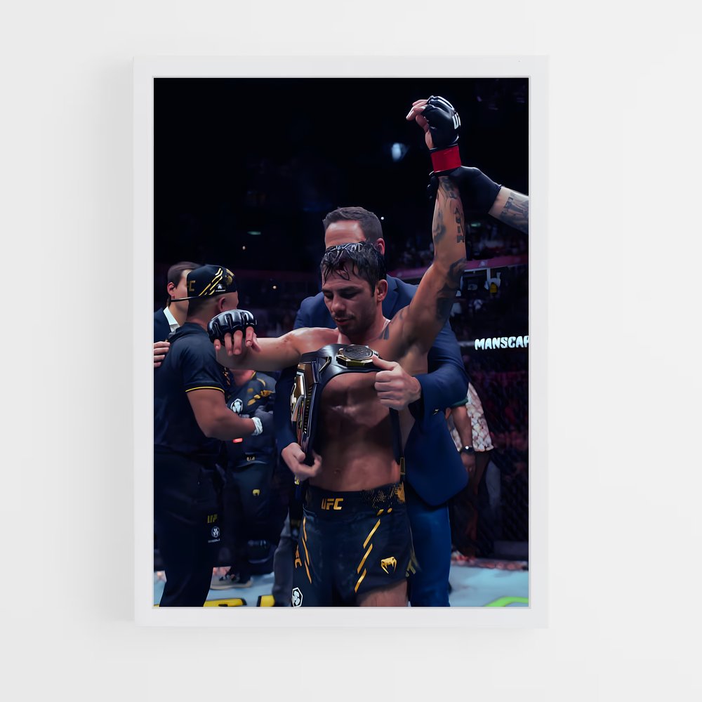 Poster L'Étreinte – affiche MMA (vue 3)